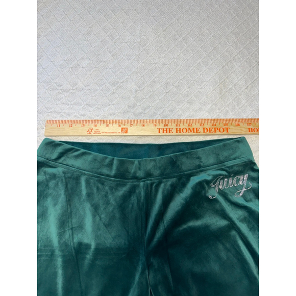 NWT Juicy Couture Bling On Chest & Front Left Hip Evergreen Track Suit Sz L Y2K - Picture 9 of 9